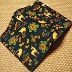 文庫本＊花札🎴*猪鹿蝶＊ブックカバー＊文庫本カバー