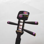 かんざし「三味線」漆黒１４７睡蓮