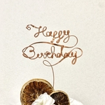 HappyBirthday ケーキトッパー