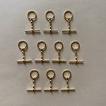 サークルのマンテル（ゴールド/10ペア）*バー19mm