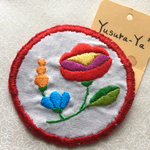 ハンガリー刺繍風ワッペン