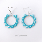 bluelace pierce earring