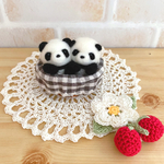 双子のパンダ🐼🐼