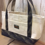 鉄板！迷彩トートバッグ  カーキ