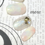 ふんわりパステルカラー&ホイルネイルチップ