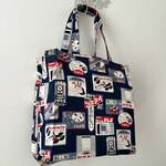 レトロ昭和広告タイト・アンド・タイディ・トットバッグ; Retro Showa Japanese Ads Tight ‘n’ Tidy Tote Bag; eco bag; エコバッグ; 岡田テレビ