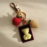 美味しいキーホルダー チョコ＆苺