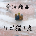 【受注商品】‎サビ猫 ‎✿ マスクアクセサリー