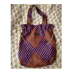 受注製作【atelier chimie】 African batik/アフリカンバティックエコバッグB05