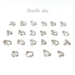 （シルバー）ワイヤーのイニシャルトラカフ