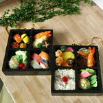ミニチュア お寿司と幕の内のお弁当 ピアス or ストラップ