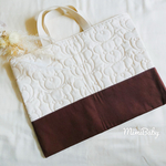 New!!くま🧸キルトのレッスンバッグ♡