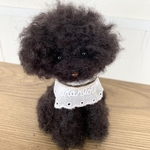 《羊毛フェルト》トイプードルブラック♡アフロ