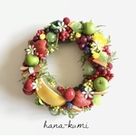 🍓♾🍒フルーツタルト風リース　M 20cm（送料無料）