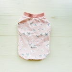 【ひんやり接触冷感】花柄ピンクのタンクトップ