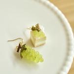 🍇マスカットのショートケーキの耳飾り🍇