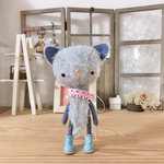 m様ご注文品『モヘア仕立ての不思議生物水色ちゃん♪』