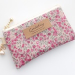 LIBERTY　Wiltshire ウィルトシャー　2014AW　10P　仕切り付き・ビニコのミニポーチ　コイン、キーケースに♪