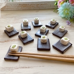 【訳あり！60%オフSALE】冷奴ちゃん 箸置き /陶器製  豆腐 冷奴