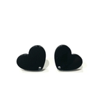 「#6276」アクリル ハート ピアス 金具 ✴︎4個セット