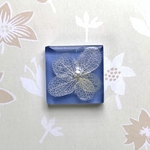 紫陽花  帯留め　ブローチ