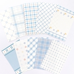 紙素材50枚set《blue》[P049]