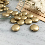【30個】マットゴールドビーズ♡12mm　A63