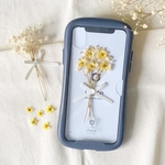 かすみ草とひまわりのスマホブーケ♡