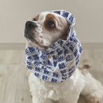2021夏新作❤︎魚屋さんホワイト　中型犬用スヌード　犬用スヌード
