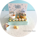 ミニチュア ケーキ 雨の日ケーキ ♪