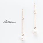 天然淡水パール(560) ピアス/イヤリング/ノンホールピアス/樹脂ピアス