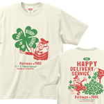 クローバー＆ポストマン　両面　S～XL　　Tシャツ【受注生産品】