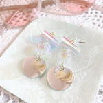オーロラPVCメタルピアス
