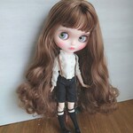 335.※単品※歯車モチーフのガーターつき黒のソックス