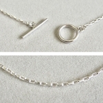 華奢なマンテルネックレス　silver925