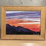 「夕焼けの静けさ」#A4#ポスター#インテリアアート（額別売り）