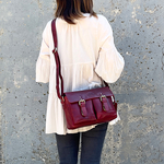 Valise カメラバッグ ブラックチェリー