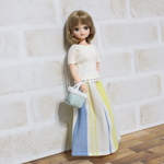 リカちゃん 服 set ♡ 選べるミニバッグ付き3点set ⑤ ♡