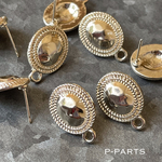 合金スタッド ピアス  4ヶ