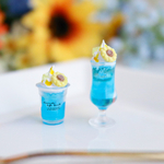 【夏季限定】向日葵のクリームソーダ　ミニチュア