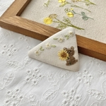 三角ピン - 向日葵くまさん -