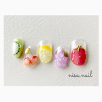 ネイルチップ❥︎ぷっくりfruit nail
