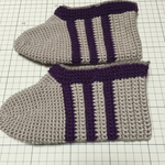 毛糸のルームシューズ 26