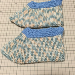 毛糸のルームシューズ 28