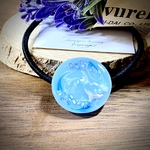 レジン✳ヘアゴム  海 ブルー30mm
