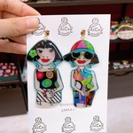金具交換可能🌟個性派ピアスorイヤリング
