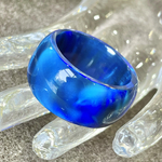 ✨京セラオパールダークブルーリング✨（18.5mm）