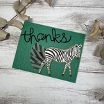 父の日のカード　zebra