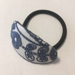 ミナペルホネン ヘアゴム handmade ribbon ホワイト