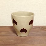 栗の湯飲み茶碗